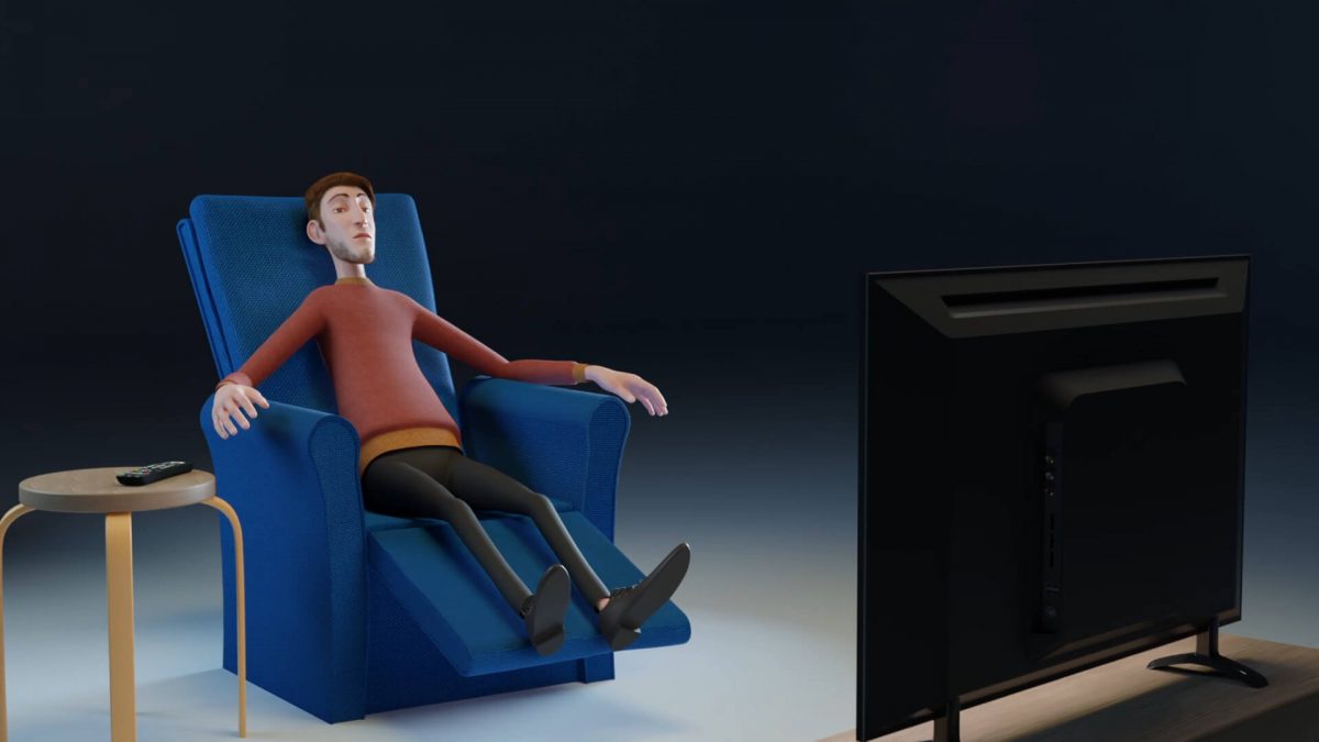 Sledování TV explainer animace - LB animations